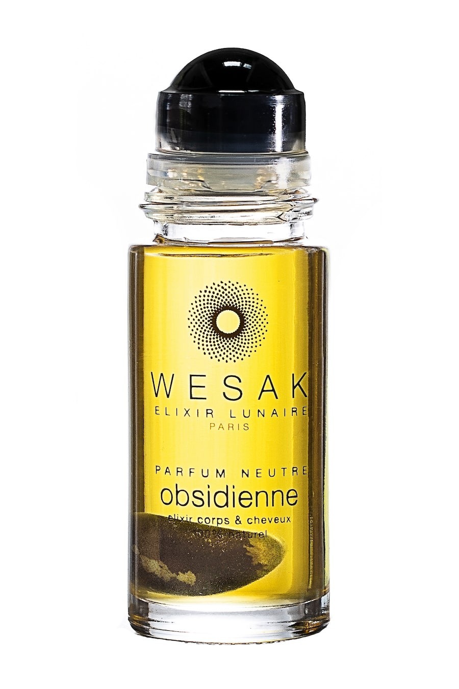 OBSIDIENNE ÉLIXIR LUNAIRE SANS PARFUM | 50ML - Wesak Paris élixir lunaire aux cristaux semi-précieux - Lithocosmétique naturelle