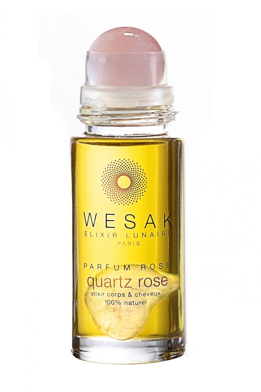 QUARTZ ROSE ÉLIXIR LUNAIRE PARFUM ROSE | 50ML - Wesak Paris élixir lunaire aux cristaux semi-précieux - Lithocosmétique naturelle